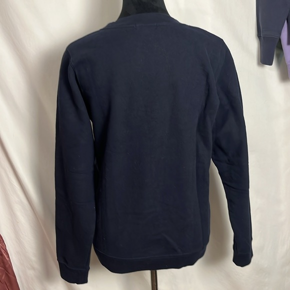 NWT French Disorder “Brenda” “Easy Love” embroidered luxury sweatshirt L navy - Picture 5 of 8